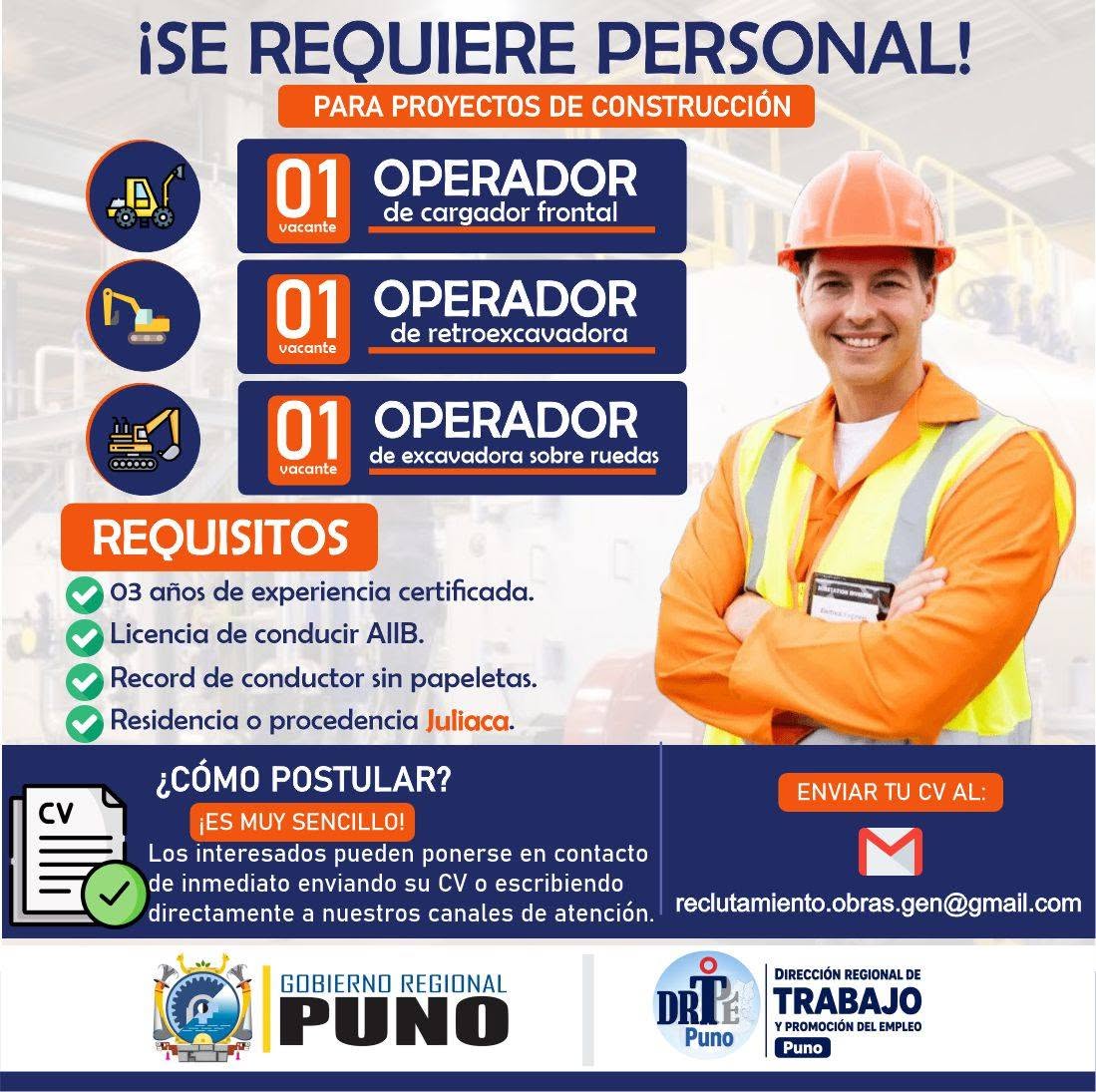 Flyer Operador técnico