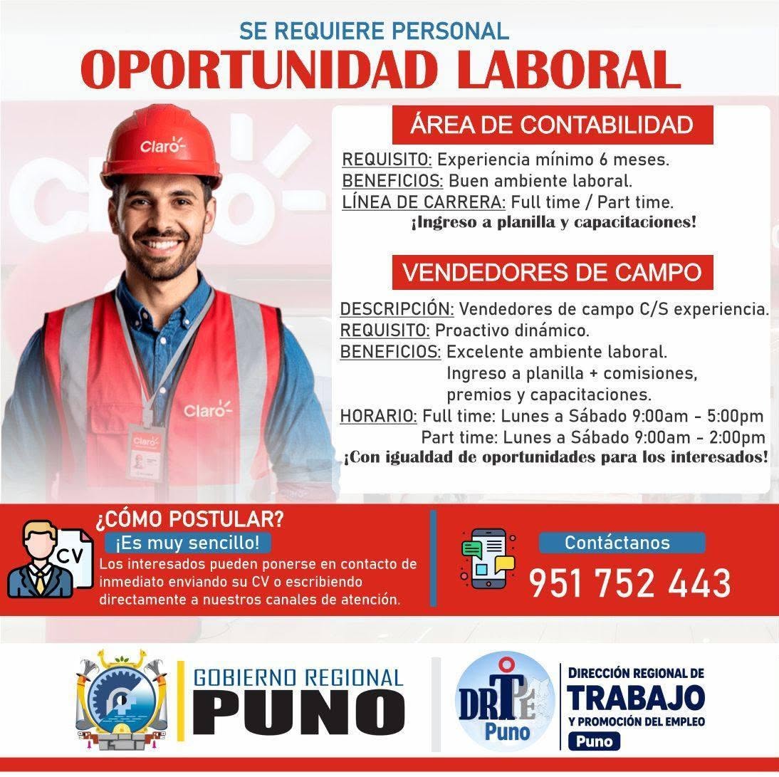 Flyer Contabilidad y Vendedores de Campo