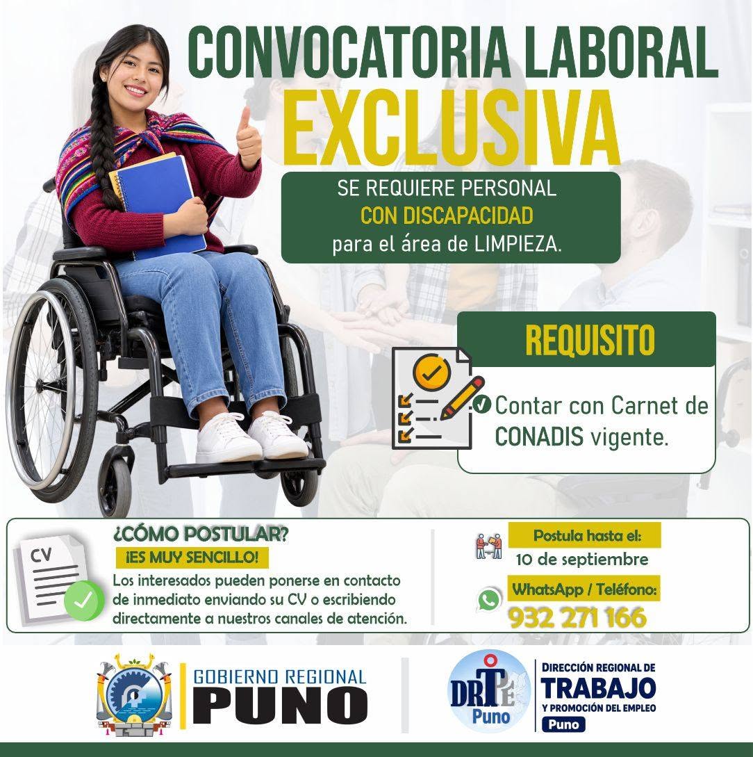 Flyer Área de Limpieza