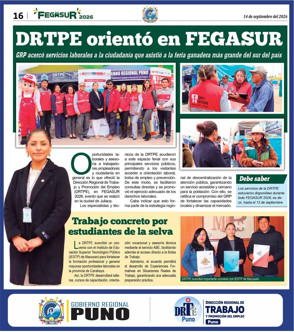 ¡𝐒𝐄𝐆𝐔𝐈𝐌𝐎𝐒 𝐏𝐑𝐄𝐒𝐄𝐍𝐓𝐄𝐒 𝐄𝐍 𝐄𝐋 𝐒𝐄𝐌𝐀𝐍𝐀𝐑𝐈𝐎 𝐃𝐄𝐋 𝐆𝐎𝐑𝐄 𝐏𝐔𝐍𝐎!
