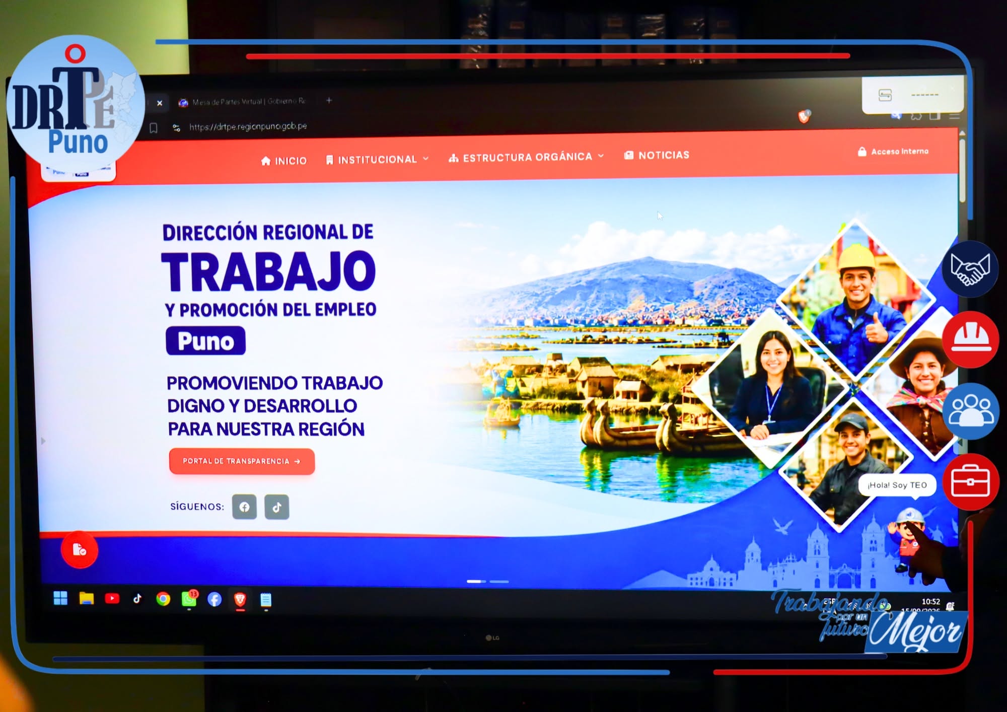 𝐃𝐑𝐓𝐏𝐄 𝐏𝐔𝐍𝐎 𝐏𝐑𝐄𝐒𝐄𝐍𝐓𝐀 𝐍𝐔𝐄𝐕𝐀 𝐏𝐀́𝐆𝐈𝐍𝐀 𝐖𝐄𝐁 𝐏𝐀𝐑𝐀 𝐀𝐂𝐄𝐑𝐂𝐀𝐑 𝐒𝐔𝐒 𝐒𝐄𝐑𝐕𝐈𝐂𝐈𝐎𝐒 𝐋𝐀𝐁𝐎𝐑𝐀𝐋𝐄𝐒 𝐀 𝐋𝐀 𝐂𝐈𝐔𝐃𝐀𝐃𝐀𝐍𝐈́𝐀