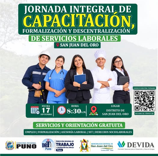 FORMALIZACION  Y DESENTRALIZACION  DE SERVICIOS LABORALES